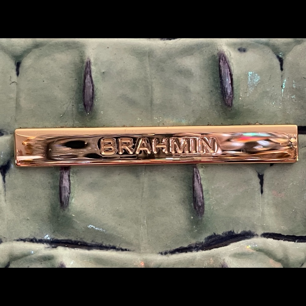 Croc med bag with matching wallet